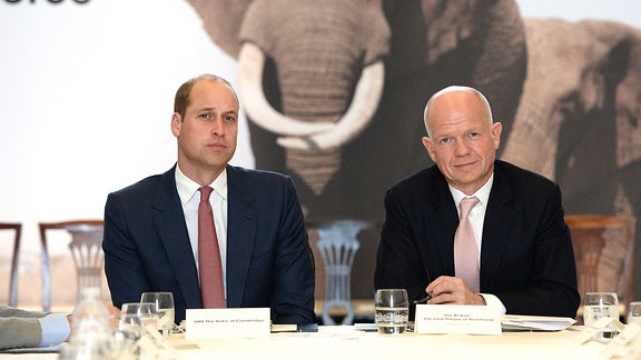 Prinz William und Lord William Hague of Richmond, 2018