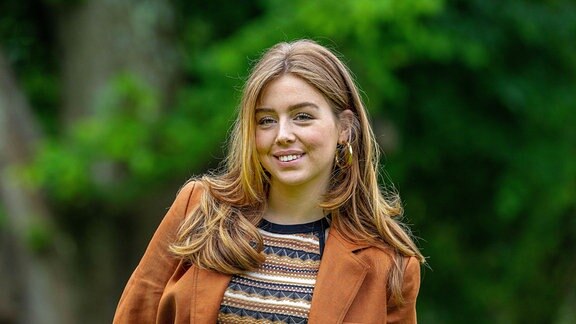 Prinzessin Alexia posiert während der jährlichen Fotosession im Palast Huis ten Bosch in Den Haag für die Medien.