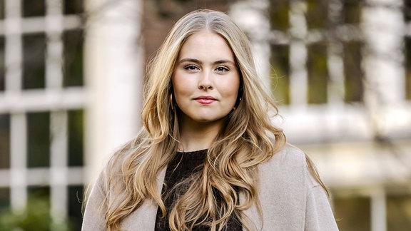 Prinzessin Amalia bei einem Fototermin in Begijnhof