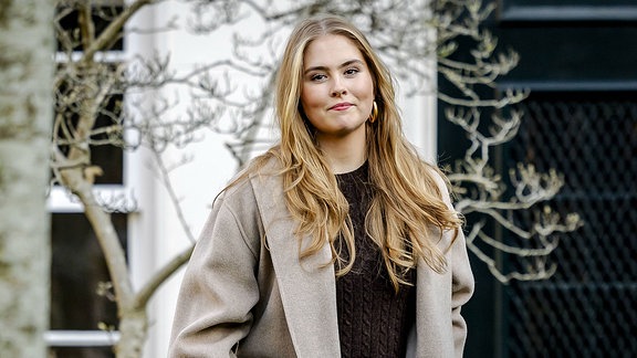 Prinzessin Amalia bei einem Fototermin in Begijnhof