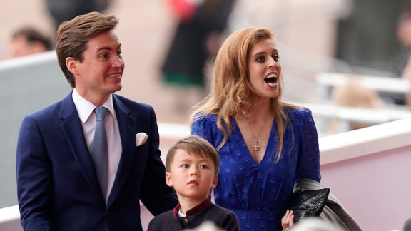 Princess Beatrice, Christopher Woolf and Edoardo Mapelli Mozzi