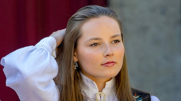 Prinzessin Ingrid Alexandra feiert den Verfassungstag in der Residenz in Skaugum in Asker, Norwegen