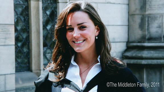 Kate (Catherine) Middleton am Tag ihrer Abschlussfeier 2005 im schottischen St. Andrews.