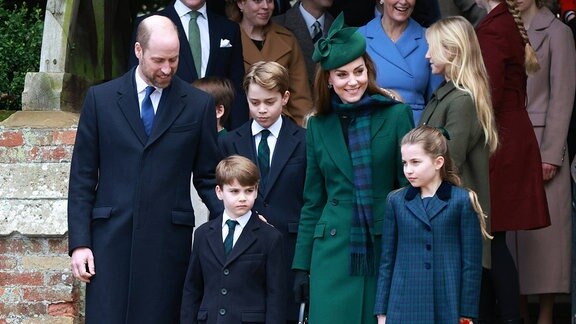 Die britische royale Familie von Prinz William