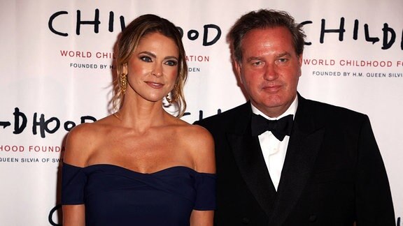 Prinzessin Madeleine von Schweden nimmt mit ihrem Ehemann Christopher O'Neill an der Gala der World Childhood Foundation 2023 auf der Park Avenue in New York City teil.