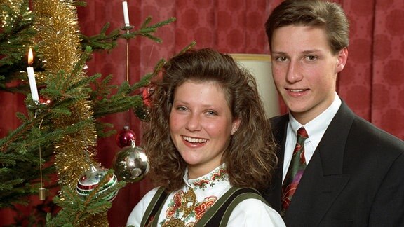 Prinzessin Märtha Louise und Prinz Haakon Magnus, 1990