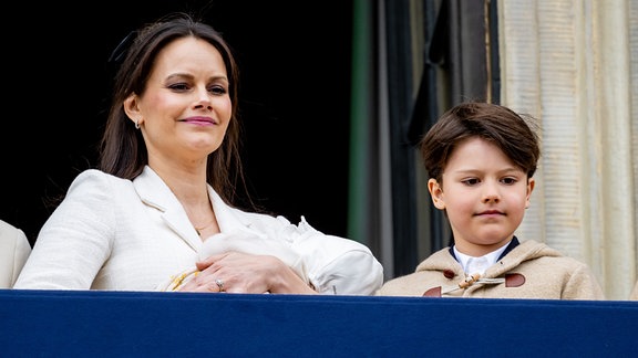 Prinzessin Sofia mit Baby Ines und Prinz Alexander