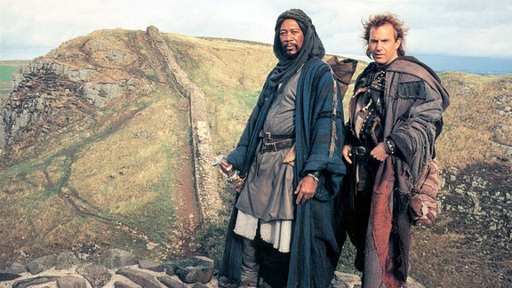 Morgan Freeman und Kevin Costner, 1991