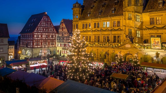 Weihnachtsmarkt, Reiterlesmarkt in Rothenburg ob der Tauber