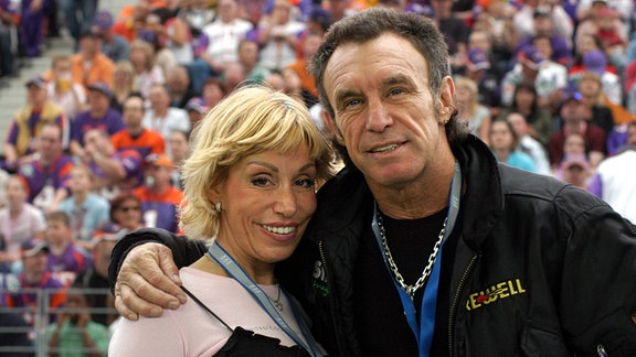 Rene Weller mit seiner Freundin Maria Dörk, 2006 in Frankfurt a.M.
