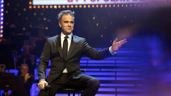 Robbie Williams auf der Bühne