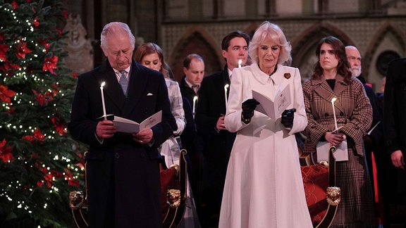 Großbrittaniens Camilla und Ehemann König Charles III.