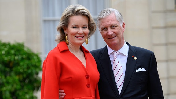 Philippe von Belgien und Königin Mathilde von Belgien.