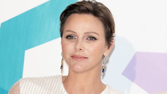 Fürstin Charlène von Monaco nimmt am 29. Juli 2023 an der Gala des Roten Kreuzes in Monte-Carlo, Monaco, teil.