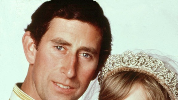 Hochzeitsfoto von Charles und Diana
