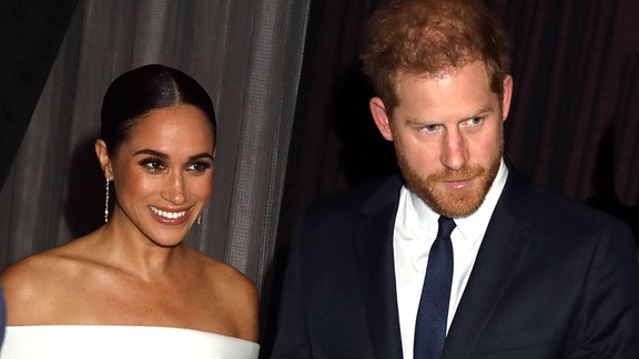 Prinz Harry und seine Frau Meghan Markle in New York, 2023