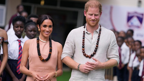 Prinz Harry und seine Ehefrau Herzogin Meghan