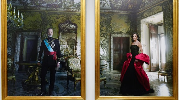 Präsentation der Annie Leibovitz-Fotos von Königin Letizia und König Felipe