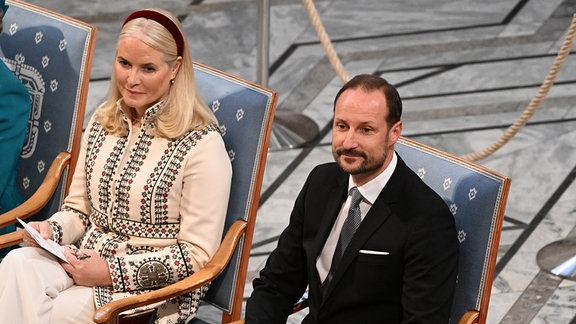 Mette- Marit und Crown Prince Haakon