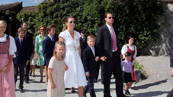 Constantin Prinz von und zu Liechtenstein, Prinzessin Marie von und zu Liechtenstein Prinz Moritz, Prinzessin Georgina und Prinz Benedikt