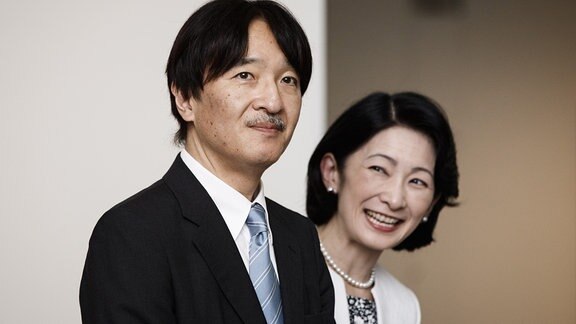 Akishino, Kronprinz von Japan, und dessen Ehefrau Kiko, Kronprinzessin von Japan, 2019