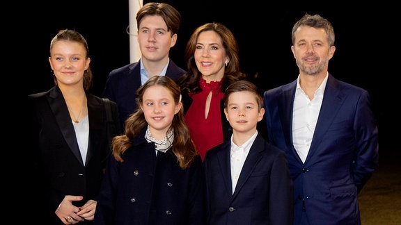 Prinzessin Mary, Prinz Frederik, Prinz Christian, Prinzessin Isabella, Prinz Vincent und Prinzessin Josephine, 2022
