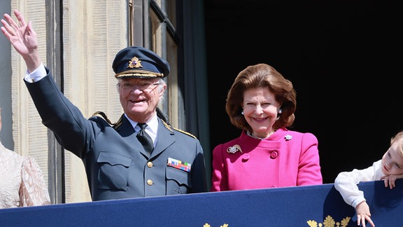 König Carl Gustaf XVI. und Königin Silvia