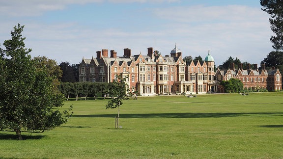 Sandringham House in der Grafschaft Norfolk.