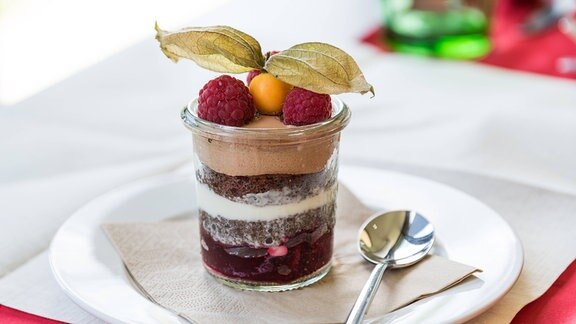 Mini-Torte Schwarzwälder im Glas