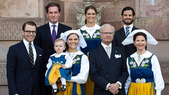 Familienbild der schwedischen Königsfamilie