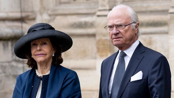 König Carl Gustaf XVI von Sweden und Königin Silvia von Sweden