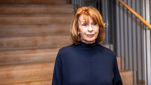 Senta Berger zu Besuch im Filmmuseum in Frankfurt am Main