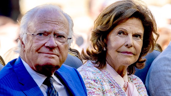 König Carl Gustaf und Königin Silvia von Schweden.