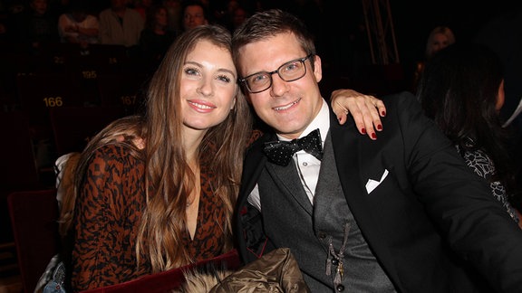 Cathy Hummels mit Bruder Sebastian Fischer