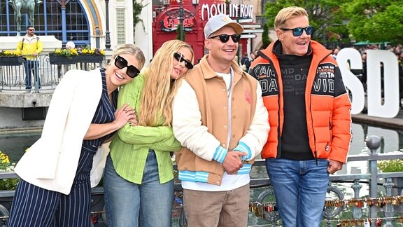 Sängerin Beatrice Egli , Rapperin Loredana ( Loridana Aliu Zefi ), Sänger Pietro Lombardi und Musikproduzent Dieter Bohlen 