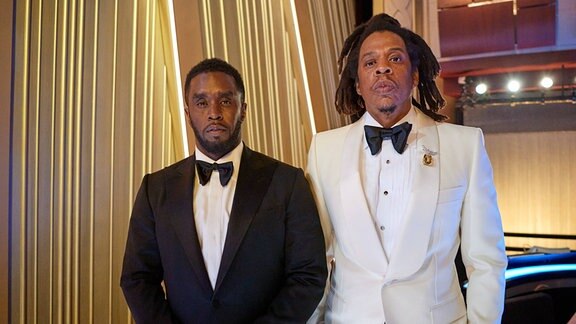 Sean Combs und Jay Z bei den Oscars