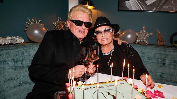 Heino und Hannelore zu dessen 83. Geburtstag