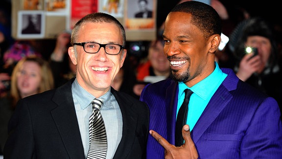 Christoph Waltz und Jamie Foxx, 2013