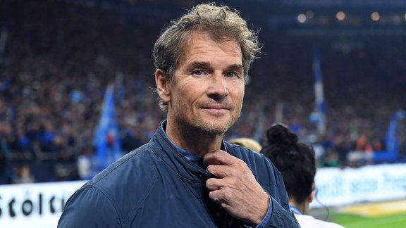 Jens Lehmann in der Veltins Arena in Gelsenkirchen.