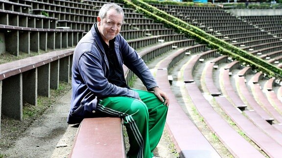 Rainald Grebe, Liedermacher, Schauspieler und Kabarettist, in der Waldbühne