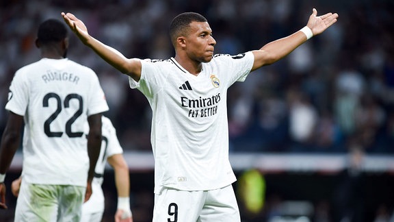 Torjubel Kylian Mbappe(Real Madrid)