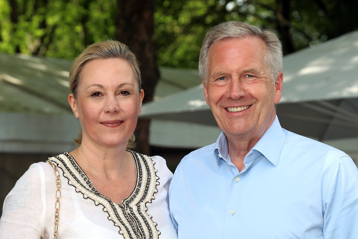 Christian Wulff mit Ehefrau Bettina im Portrait
