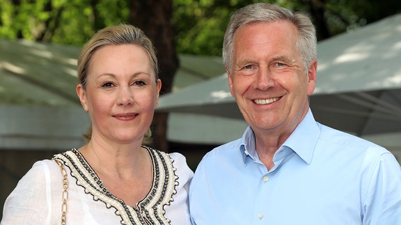 Christian Wulff mit Ehefrau Bettina im Portrait