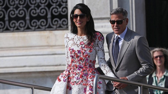Amal Alamuddin und George Clooney, 2014