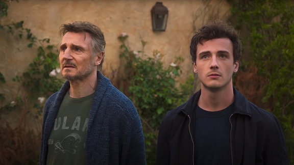 Liam Neeson und Micheal Richardson