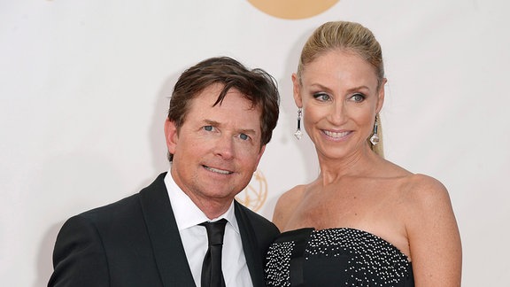 Michael J. Fox und Tracy Pollan