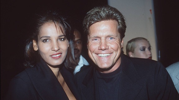 Dieter Bohlen mit Freundin Nadja Farrag, 1997