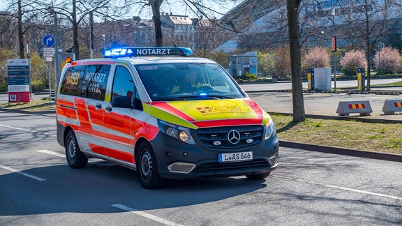 Ein Rettungswagen