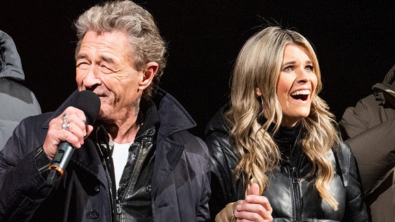 Peter Maffay und Hendrikje Balsmeye