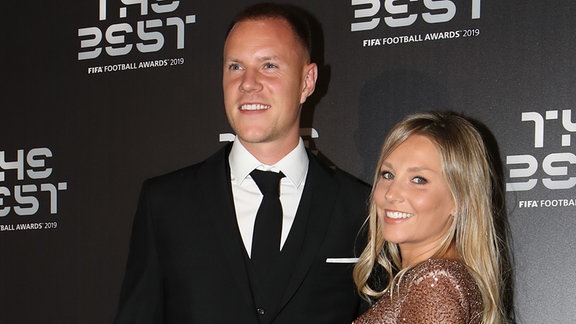 Marc-André ter Stegen und Daniela Jehle